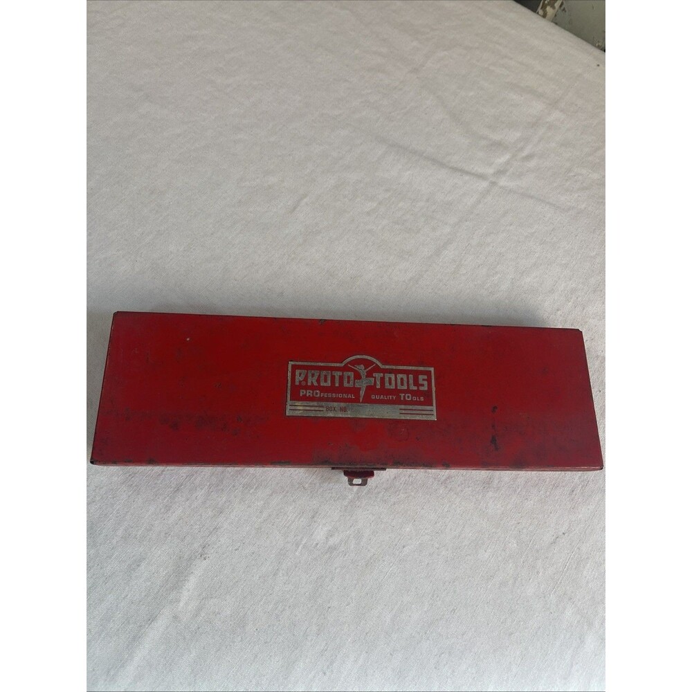 Vintage PROTO Tool Box #4796 W/ Flying Lady Emblem **Box Only**